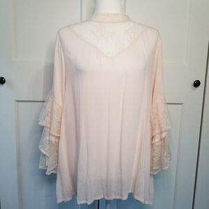 Mittoshop delicate lace detail blouse